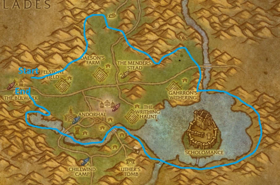 Iron Ore Farming in Western Plaguelands